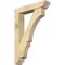 Ekena Millwork Balboa Slat Rough Sawn Bracket w/ Offset Brace, Douglas Fir, 6"W x 28"D x 40"H BKT0604X28X40BOA06RDF - alternate 1